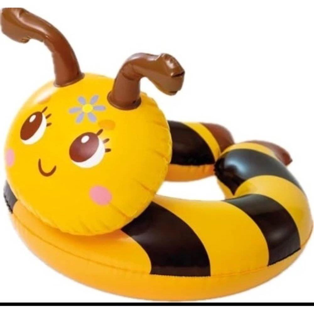 Intex 59220EP Bee Animal Split Swim Ring 2024 Floatie Kids Float Toy Bumble bee